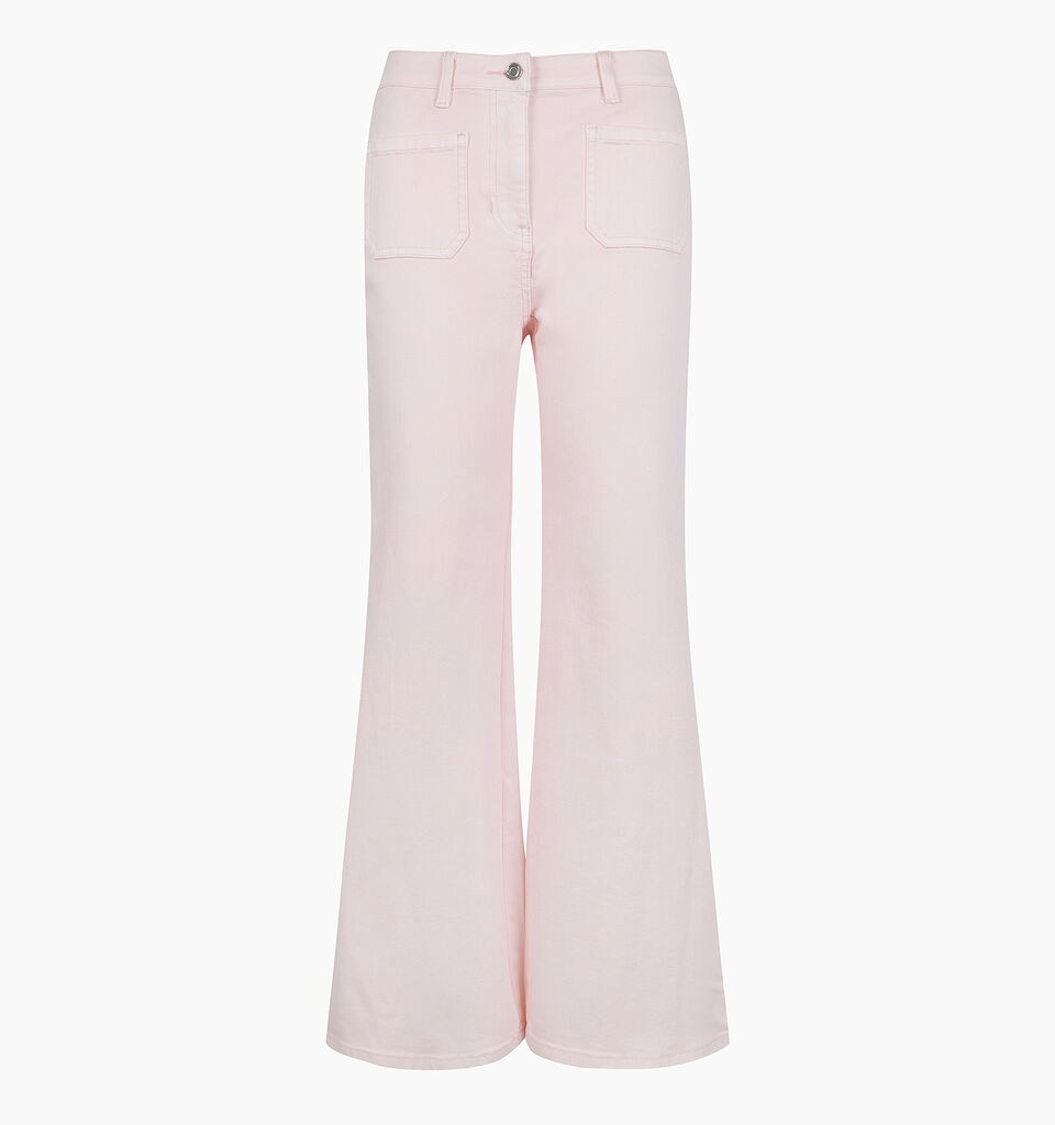 TROUSERS - sisley k jeans flare & bootcuts - Soft Pink | Sisley K image number 1